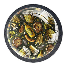 Birra estiva 4 PCS Pomelli per Porta, Pomolo per Mobile, Pomelli per Mobili con Viti, Maniglia per Armadietto, Pomelli per Porta, Pomelli per Cassetti per Porta, Armadio, Cassetto e Credenza