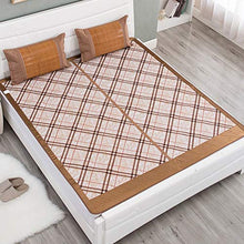 Raffreddare materasso, biancheria da letto di paglia di sonno di estate Sedili Mats Base-stuoia su due lati pieghevole casa Camera dormitorio multifunzione, 6 misure (misure: 1.5times; 2,0 m + 2 il gh