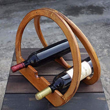 RJJBYY Legno per Il Vino Rack di stoccaggio Rack Bottiglia di Vino Rack Free Standing Wine Bottle Holder Freestanding Semicerchio Stile Wine Telaio Bagagli Display Stand