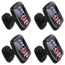 Stemma con teschio e bandiera americani Pomelli per Porta 4 Pezzi Manopole per Mobili da Cucina Pomelli per Mobili Pomelli Per Cassetti/Cucina/Armadio Antichi