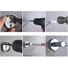 Lolypot Portasciugamani da parete Porta Salviette Da Bagno PortaSalviette Acciaio Inossidabile Cromato Retrattile 30cm - 48cm Porta Asciugamano Accessori per il Bagno(Parete, Cromo)