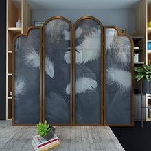 Room Screen Even Schermo divisorio per la Privacy, divisorio a Forma di Piuma Decorativo per Camera da Letto, divisore per Schermo, Schermo Pieghevole Mobili per la casa di Alta qualità