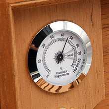 Guoda Umidificatore Sigari Humidor/Materiale Sigaro/umidità Costante/Doppio Strato/capacità Circa 50 Sigari/Dimensioni 29,5x22x12 Cm/Marrone