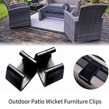 Sedie Clip Outdoor Furniture Patio Wicker clip Patio Mobili clip di plastica Divano Connect Clamps per Mobili da giardino del sofà 5.25Cm 10pz