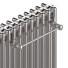 Handy linear 315 - Portasciugamani per radiatore tubolare multicolonna - si fissa direttamente sul radiatore tubolare - cromato