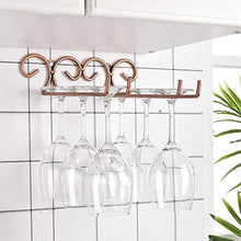 KUMOPYU Porta Ventose Appeso Cremagliera in Acciaio Inox Appeso A Parete Bicchiere da Vino Calice Scaffale Accessori per Utensili-Doppia Fila_ Porta Vino Arredamento Casa Porta Bottiglie