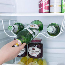 SOLUSTRE Portabottiglie E Portabottiglie Portabottiglie Frigo Portabottiglie in Ferro Portaoggetti Frigo Portaoggetti per Uso Cucina Domestica