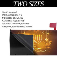 Happy Hanukkah Shining Stars - Copertura magnetica per cassetta delle lettere, per giardino, giardino, casa, dimensioni standard, 53,3 x 45,7 cm
