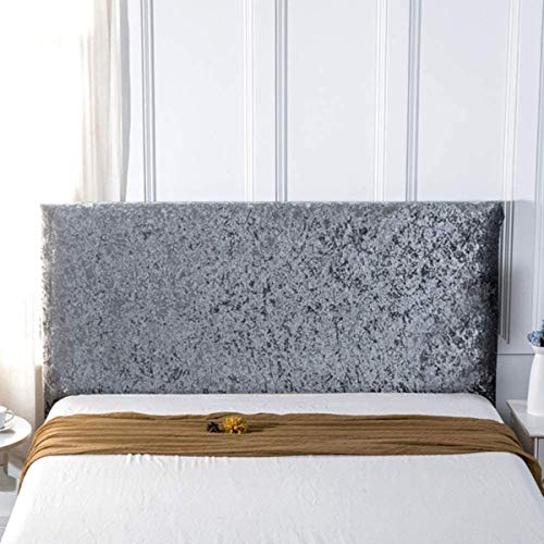 HDGZ Copertura Antipolvere Copertura Testiera Letto Protezione Copertura Protettiva con Fondo Elastico per La Decorazione del Letto (Color : Gray, Size : 160x75cm)