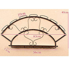LHQ-HQ Wine Rack Holder Vino del Metallo a Parete Wine Rack della Decorazione della casa del Vino Display Stand Safe And Wine Stabile Porta 7 Bottiglie