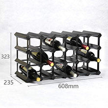 YWYW Ornamenti per portabottiglie portabottiglie per Vino in Legno massello Cantina per Vini portabottiglie (Dimensioni: 60 8 × 23 5 × 32 3 cm)