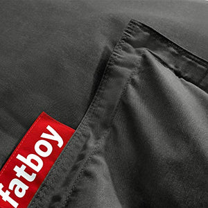 Fatboy® Original Outdoor Beanbag/Poltrona a Sacco | Pouf Classico per Esterni | Cuscino di Seduta | Antracite 180 x 140 cm