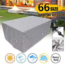 Infilm, copertura per mobili da giardino, copertura sezionale per tavolo sedia divano impermeabile e neve, resistente al vento, resistente allo strappo, 200 x 150 x 69 cm