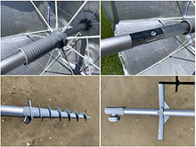 MLI Ombrellone a 8 Stecche da Giardino o Spiaggia da 220 cm Deluxe Con Sacca Inclusa Fantasia Tipo A 96515DELA, Regolabile in Altezza, con Sfiatatoio e Palo con Punta a Vite