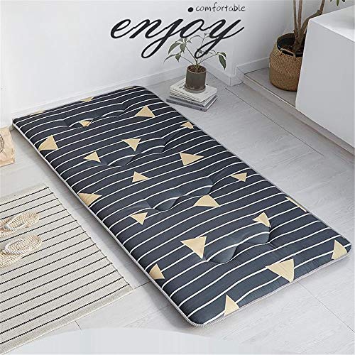 Honglimeiwujindian Materasso Pieghevole in Spugna Pieghevole futon Morbido Materasso Alto Rilievo Tatami 4 Centimetri di Spessore Antiscivolo Fondo Camera da Letto Dormitorio