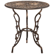 casa.pro Tavolo+2 SEDIE GHISA Antico Bronzo Bistro Set Giardino Set Seduta