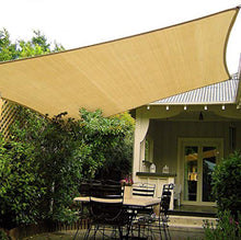 DUCCM Tenda Ombreggiante, 4x4m Impermeabile Parasole e Protezione Raggi UV, per Esterni, Cortile, Giardino,