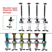 WUPYI2018 - Dispenser da parete per bottiglie di vino, per cocktail, bar, gastronomia (6 teste)