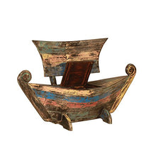 Barca di legno di teak Old Finish 150 cm giardino panchina mobili da giardino