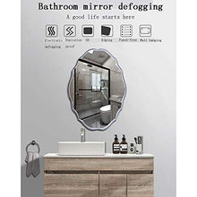 Wall mirror Specchio da toeletta, Specchio antiappannamento, Specchio da Bagno, Specchio cosmetico a Parete, lavabo a Forma Speciale, Specchio Ovale ad Alta Definizione a Parete