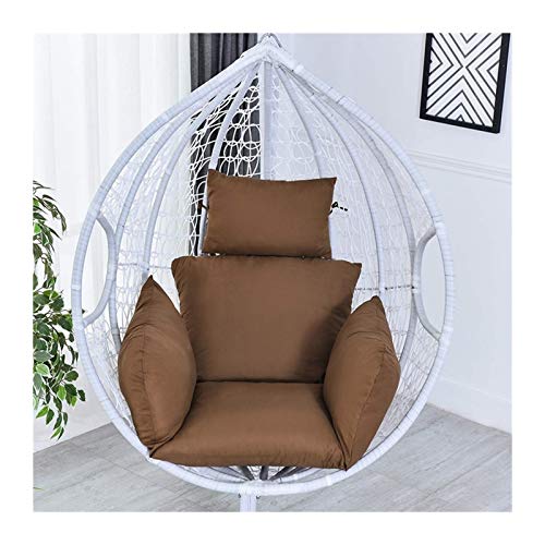 Cuscino per Sedia Cesto Appeso Altalena Rimovibile Culla Amaca Schienale Esterno da Ufficio Supporto Lombare (Colore: Grigio)