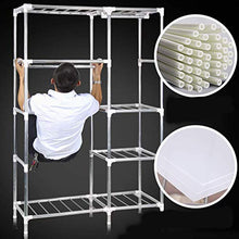 JFFFFWI Armadio Pieghevole Armadio Guardaroba 168 * 46 * 106cm Guardaroba Semplice Armadio (Colore: C)