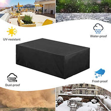 Fodere per mobili da giardino impermeabili 230x165x80cm, fodere per set di mobili da esterno, fodere per sedie da tavolo, tessuto Oxford 210D / 420D, antipioggia pioggia e neve antivento, anti-UV