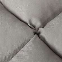 Sedia Pieghevole da Pavimento, Divano Pigro Regolabile in Cotone + Panno, Ideale Come Poltrona Relax da PC o Cuscino per la Casa o in Ufficio(Grigio)