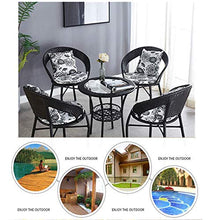 Sedie da Giardino,4 Bistro sedie Giardino arredo Giardino salottino da Giardino Tavolo e sedie da Giardino Set Balcone Mobili Balcone Tavolo con sedie