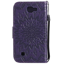 LG K3 2017 custodia,LG K3 2017 cover,goffratura mandala fiori girasole modello PU fold portafoglio in pelle Premium Flip lip Cover in ecopelle carta di credito ID titolari di copertura per LG K3 2017