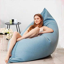 LuoMei Pouf Divano Pigro Sedia Portatile Coccola Lavabile Divano per Bambini Camera da Letto per Bambini Invio Gratuito Pennello AppiccicosoGrigio, 62.99x51.18IN