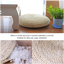 PoeHXtyy Paglia Piatto Sedile Cuscino Tatami Pavimento Cuscino Pouf Mat Vimini Mat futon Piatto Meditazione Zen Cuscino