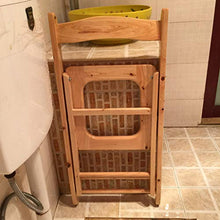 Never give up Mai rinunciare Legno Pieghevole Mobile gabinetto Sgabello Vecchio Uomo WC Sedia Donna Incinta Sgabello WC Sedia da Bagno #3