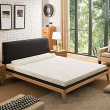 NOFFA Coprimaterasso 2 Piazze Matrimoniale, Materasso Topper Viscoelastico in Memory Foam, include Bambù Fodera Rimovibile Ultra Morbida (180x200x5cm)