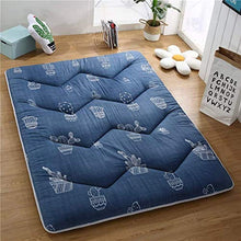 HKX Tappetino Pieghevole Portatile, coprimaterasso Queen-King Tradizionale Futon Lavabile-B 180x200cm (71x79 Pollici)
