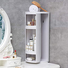 ZLININ Y-longhair Mensola da bagno Angolare Armadio Bagno Mensole WC Treppiede Articoli da toeletta Finitura cerniera telaio 3 strati in plastica