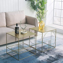 N/Z Home Equipment Flower Stand Ins Bed Table Wrought Iron Side Simple Modern Flower Stand Coffee Table Nordic Sofa Side Cabinet Corner Small Square Table Side Table Flower Stand 45X45X45cm