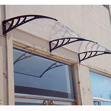 WXQ Tenda da Veranda Pensilina Alveolare Pensilina Tettoia Modulabile, Pensilina Veranda Veranda Resiste alla Corrosione Riparo for Veranda da Esterno Facile da Installare