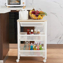 &ripiano di stoccaggio Scaffalature Multifunzione Home Soggiorno 3 strati Con Ruota Mobile Portabottiglie Cucina Verdura Portabibite Cestino Bianco Scaffale di finitura