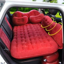 Lettino da viaggio Letto gonfiabile Motivo a onde doppio ingranaggi Tornio floccato Materasso Viaggi testa dell'automobile di Guardia cuscino d'aria letto multifunzionale auto gonfiabile Bed 5-21