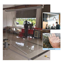 GDMING Chiaro Impermeabile Tenda, 0.5mm più Spesso Finestra Tende A Rullo/Persiane, per Esterno/Interno Pergola Terrazza Antipioggia A Prova di Vento Porta/Finestre, Personalizzabile