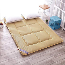 Materassi futon, Tappetino/Pad Ultra soffice Pieghevole Traspirante 4D Tatami, Moda Comodo futon per dormitorio/pisolino Domestico Addensato Materasso per Dormire,Gray,150 * 200cm/59 * 79inch