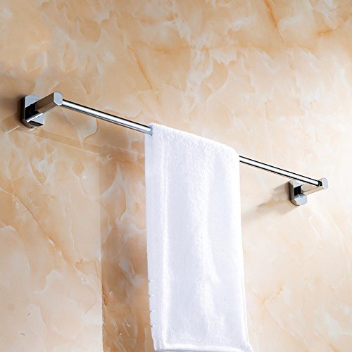 MBYW Portasciugamani Portasciugamani da Bagno Portasciugamani in tondino di Rame a Barra Singola portasciugamani monostrato Lungo Asta portaoggetti può Essere Perforato, Perforato 1,60 cm