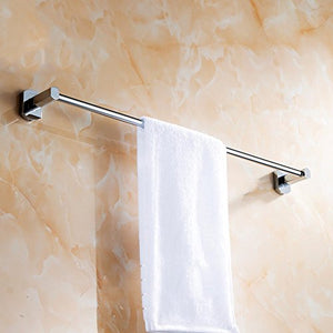 MBYW Portasciugamani Portasciugamani da Bagno Portasciugamani in tondino di Rame a Barra Singola portasciugamani monostrato Lungo Asta portaoggetti può Essere Perforato, Perforato 1,60 cm