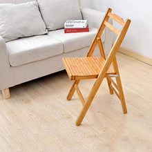 zvcv Sedia Pieghevole Sedia Pieghevole Schienale in bambù Sedia da Pesca Sedia da Salotto Sedia da scrivania Sedia da Giardino, 80Cm, 80Cm