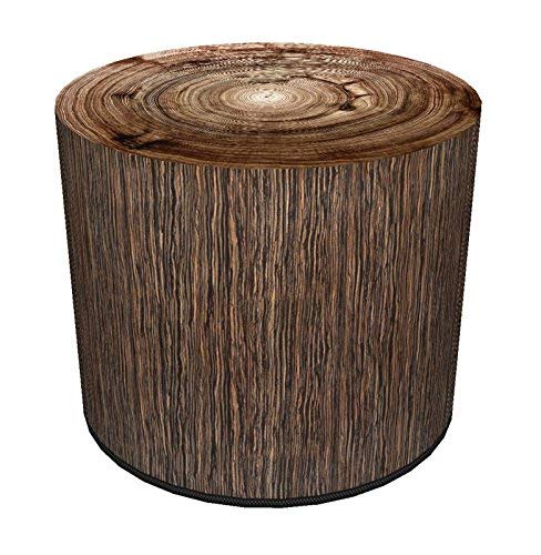 Bertoni - Pouf da giardino per sedersi puffer pouf rotondo ottomano mobili da giardino (KEMPAS)
