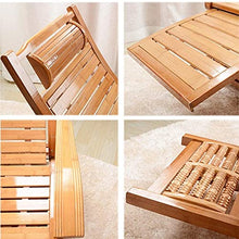 Sedia Lounge Sedia Regolabile Chaise Reclinabile Bamboo Sedia a Dondolo Pieghevole Pieghevole Sedia a Sdraio Portatile per Giardino Prato a Sdraio Backyard