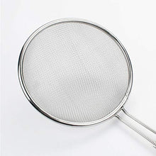 UPKOCH setacci da Cucina in Acciaio Inossidabile a Maglia fine con Manici in plastica per Cottura Dimensioni Cottura m 18 cm (Rosso)