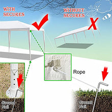 Lsooyys - Gazebo a baldacchino, 3 m x 3 m, completamente impermeabile, resistente per feste in giardino, eventi all'aperto, colore: bianco (5 pezzi di stoffa)