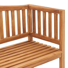 FAMIROSA Panchina da Giardino 120 cm in Legno Massello di Teak